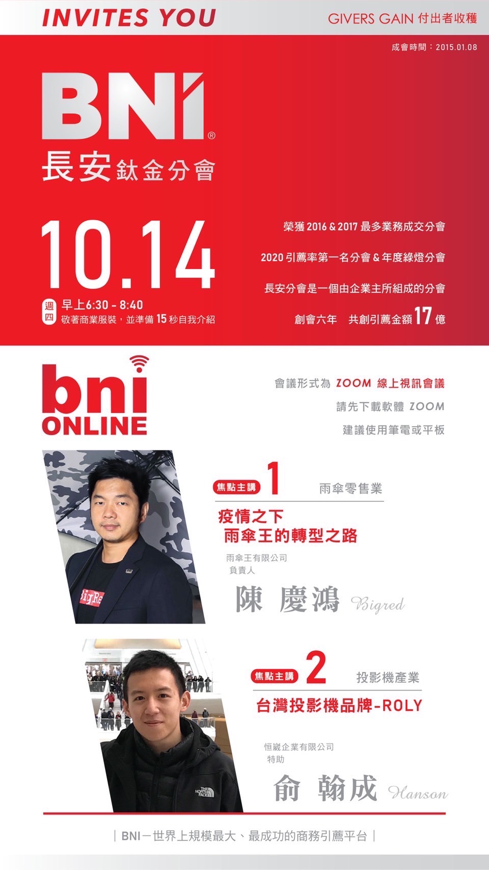 BNI例行會議